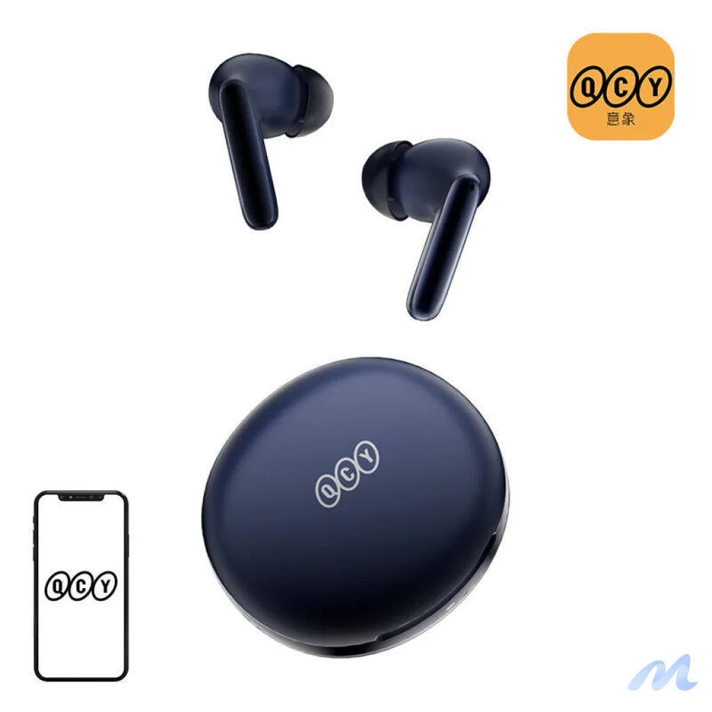 Earphones TWS QCY T13 ANC2, ANC (blue)