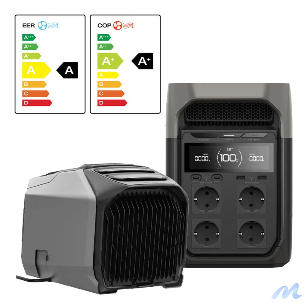 Ecoflow Eet Delta 3 Power Station + Wave 3 Air Conditioner