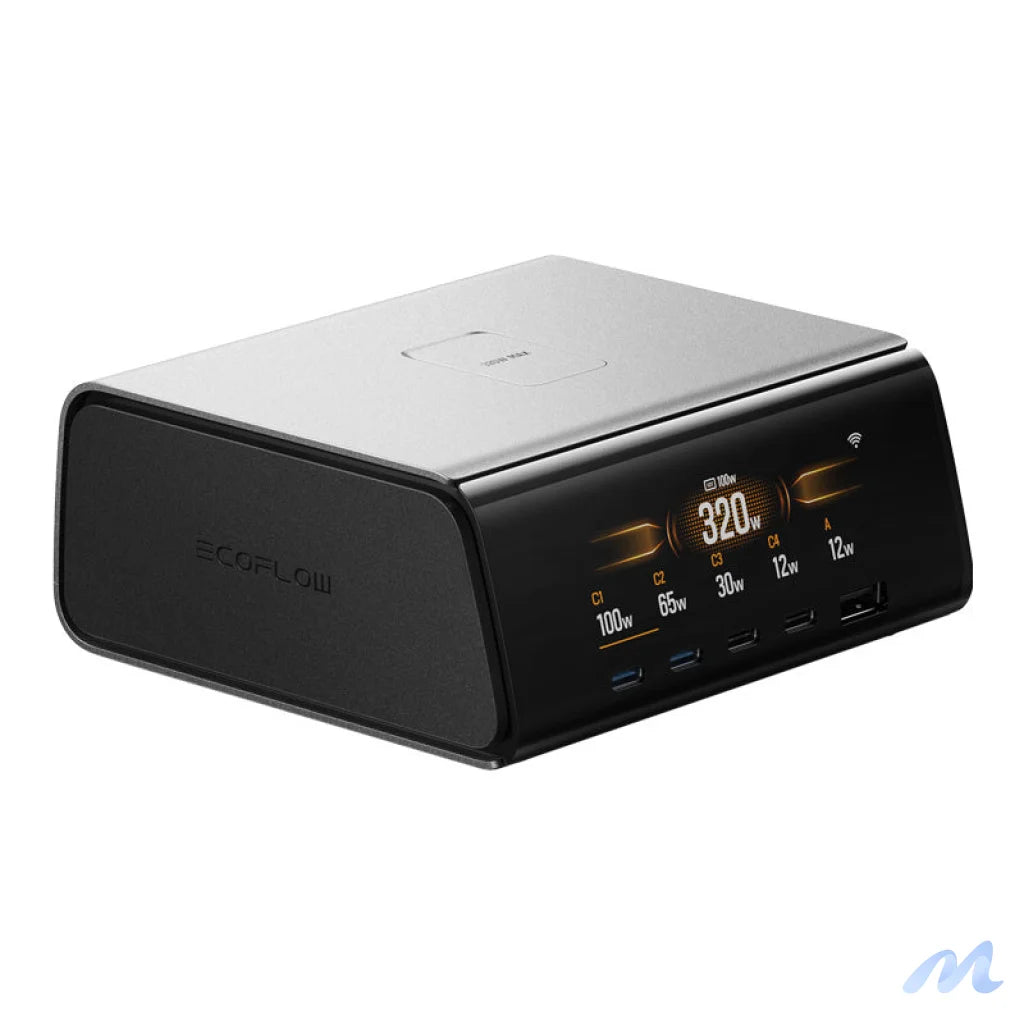 EcoFlow RAPID Pro 320W docking station, 4xUSB-C, 1xUSB-A, GaN