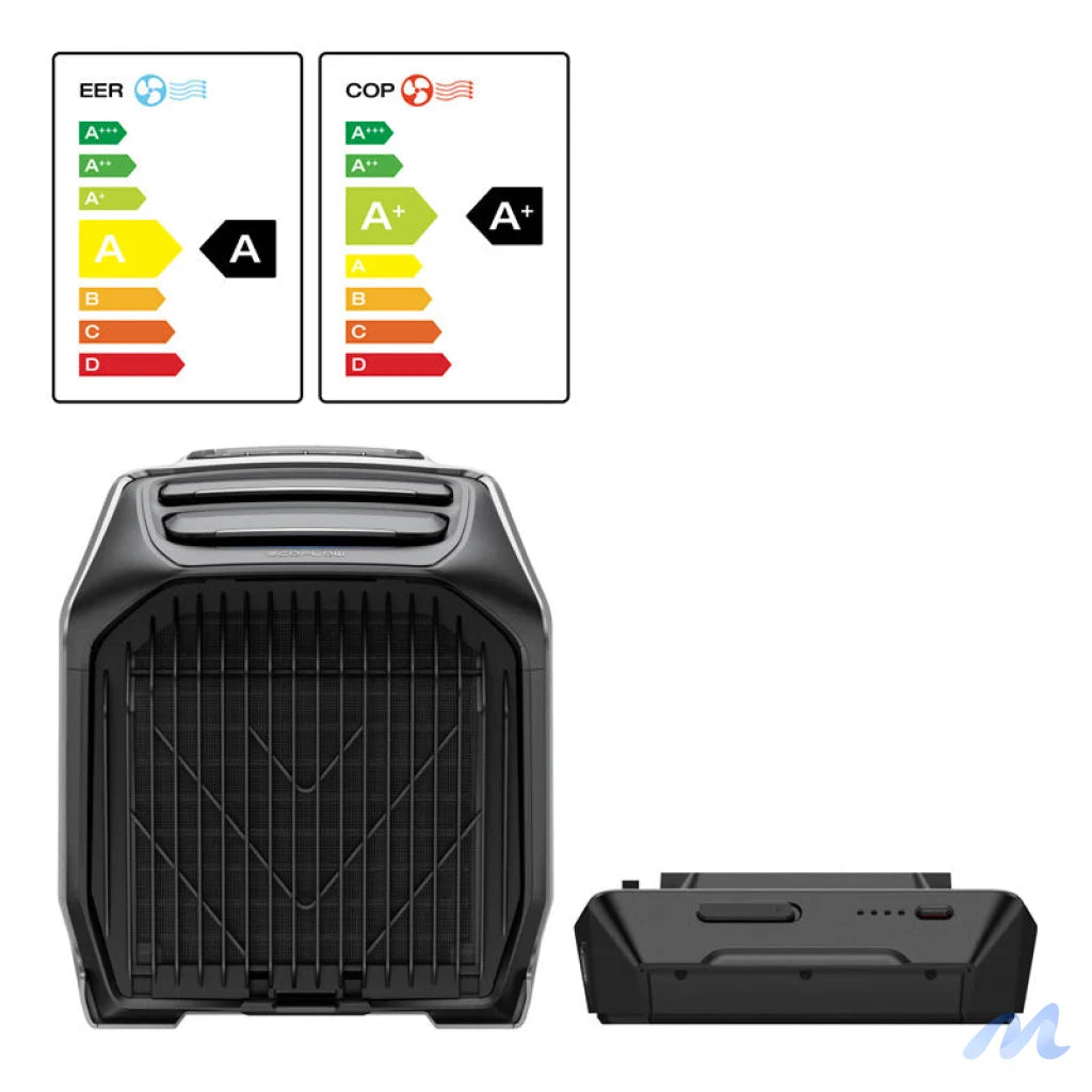 EcoFlow Wave 3 portable air conditioner with battery.