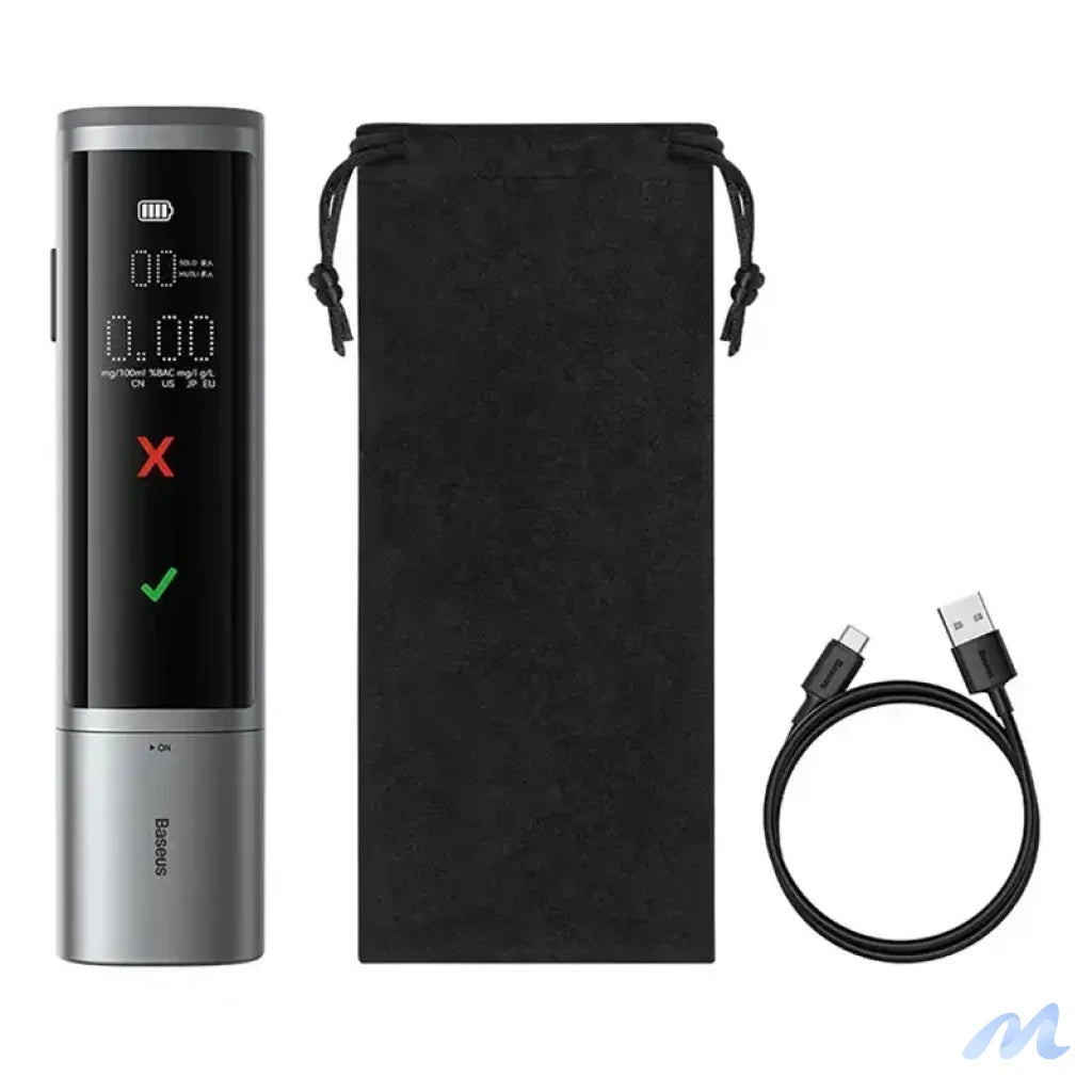 Electronic Breathalyzer Baseus SafeJourney Pro (Grey)