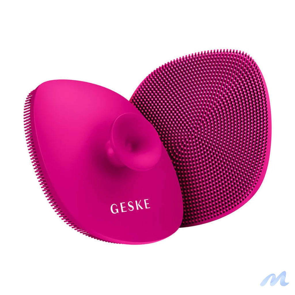 Facial Cleaning Brush 4in1 with Handle Geske with APP(magenta)