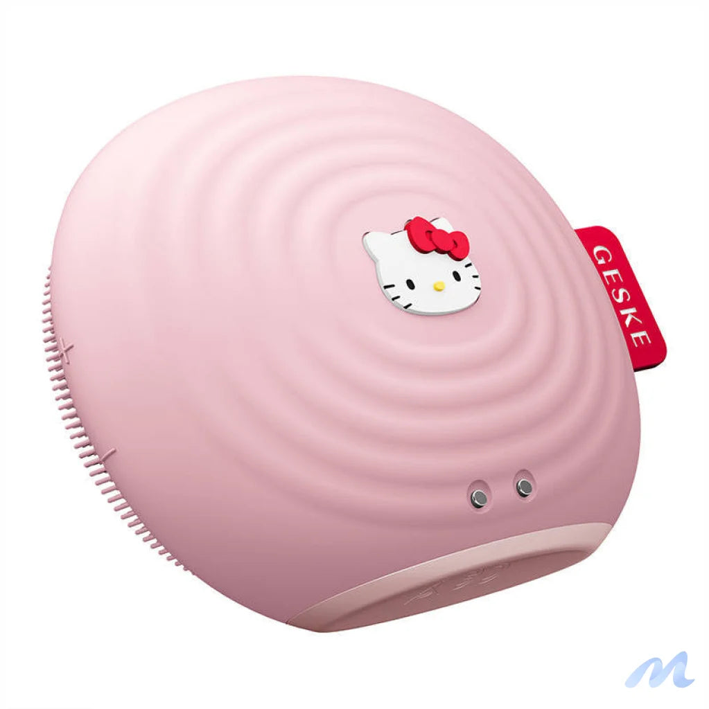 Facial Cleaning Sonic Brush 4in1 Geske with APP (Hello Kitty pink)