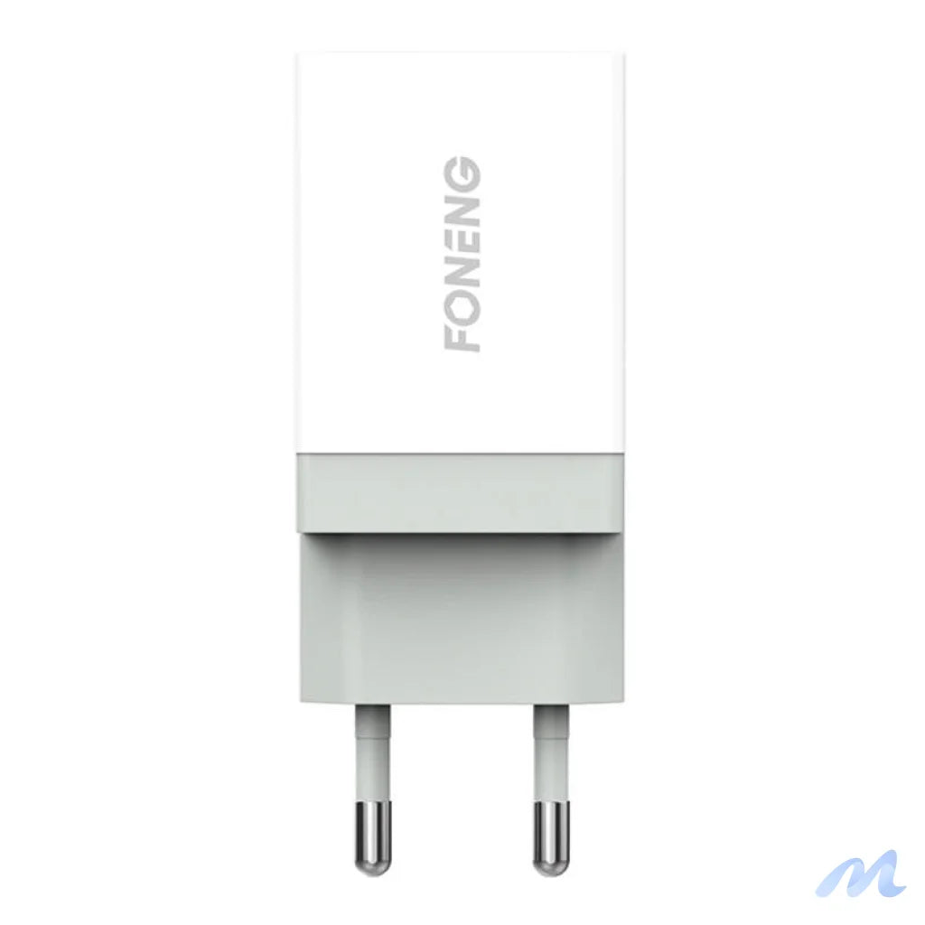 Fast charger Foneng 1x USB K210 10.5W + USB Type C cable 1m