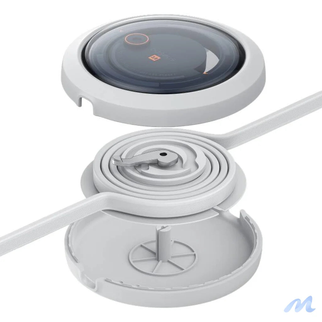 Fast Charging Cable 3in1 Baseus Free2Draw USB-C to USB-C/Lightning/Micro 100W, 1,1m (white)