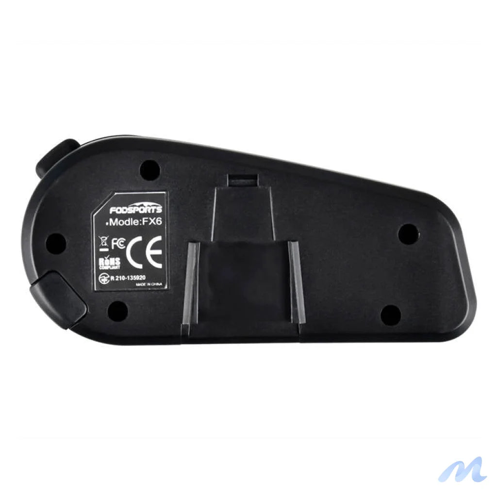 Fodsports FX6 motorcycle intercom two-pack (black)