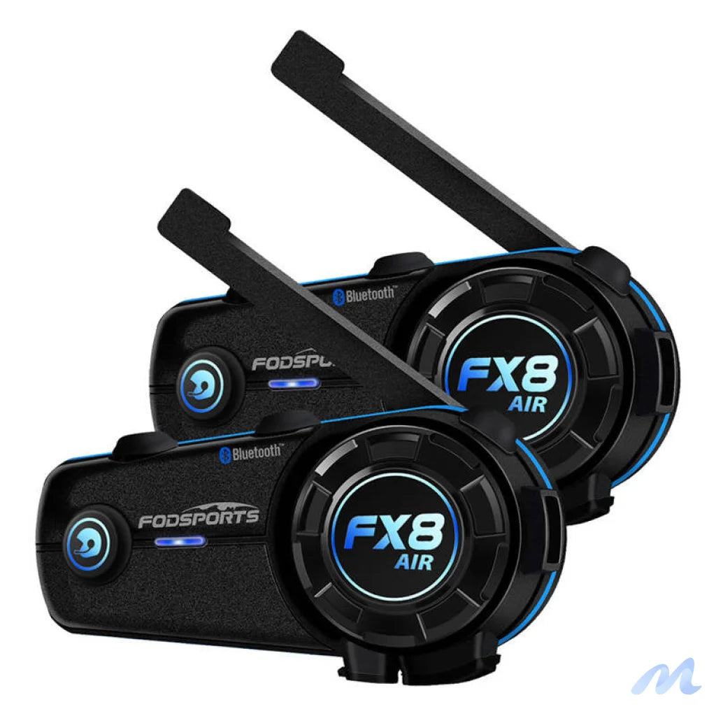 Fodsports FX8 Air motorcycle intercom two-pack (black)