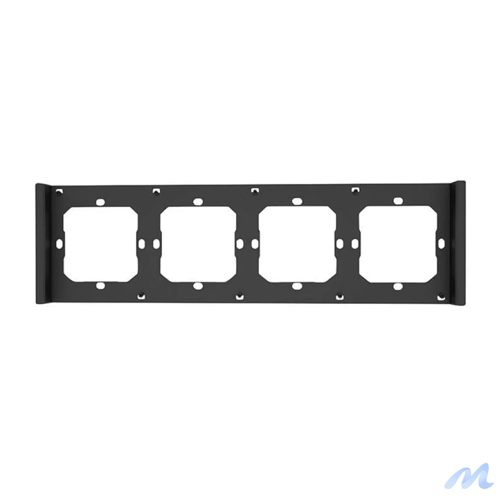Frame for switch M5 80 quadruple 4-fold SONOFF M5-4C-80-F (graphite/black)