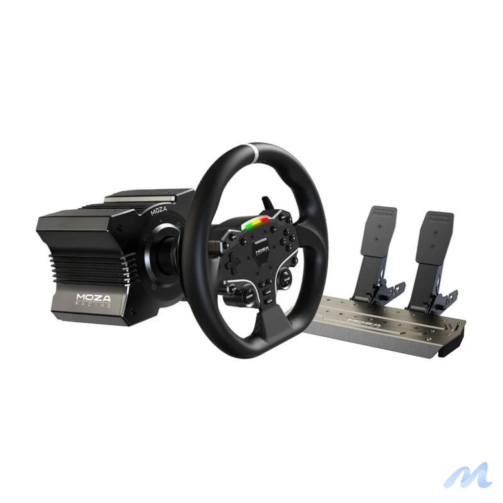 Gaming set - R5 base + ES steering wheel + SRP-Lite pedals + clamps Moza Racing R5 RS20 (PC)