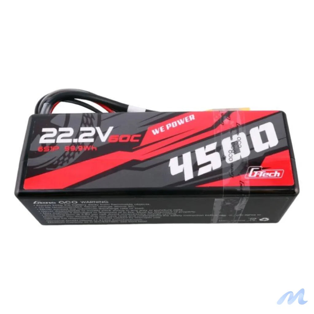 Gens ace G-Tech 4500mAh 6S1P 22.2V 60C HardCase RC car Lipo Battery 14#