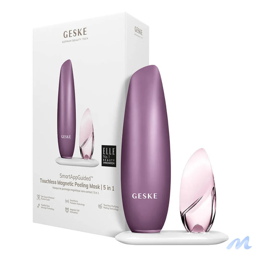 Geske Magnetic Touchless 5-in-1 Facial Mask Scrub (pink).