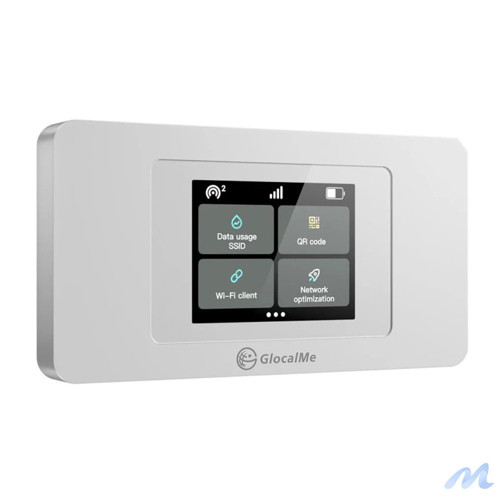 GlocalMe Duoturbo Cloud SIM Portable Wi-Fi 4G/LTE Router