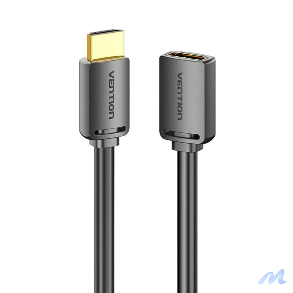 HDMI 2.0 Male to HDMI 2.0 Female Extension Cable Vention AHCBD 0,5m, 4K 60Hz, (Black)