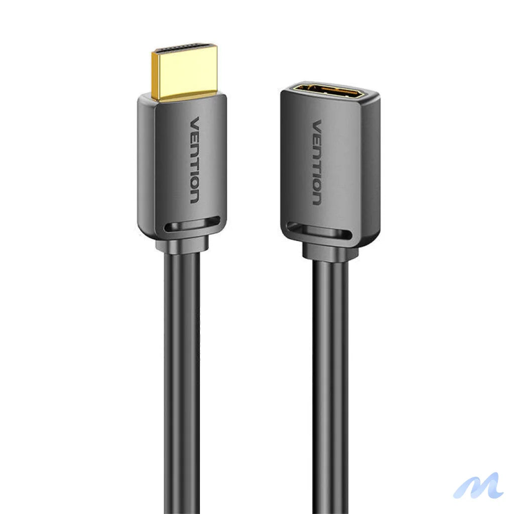 HDMI 2.0 Male to HDMI 2.0 Female Extension Cable Vention AHCBI 3m, 4K 60Hz, (Black)