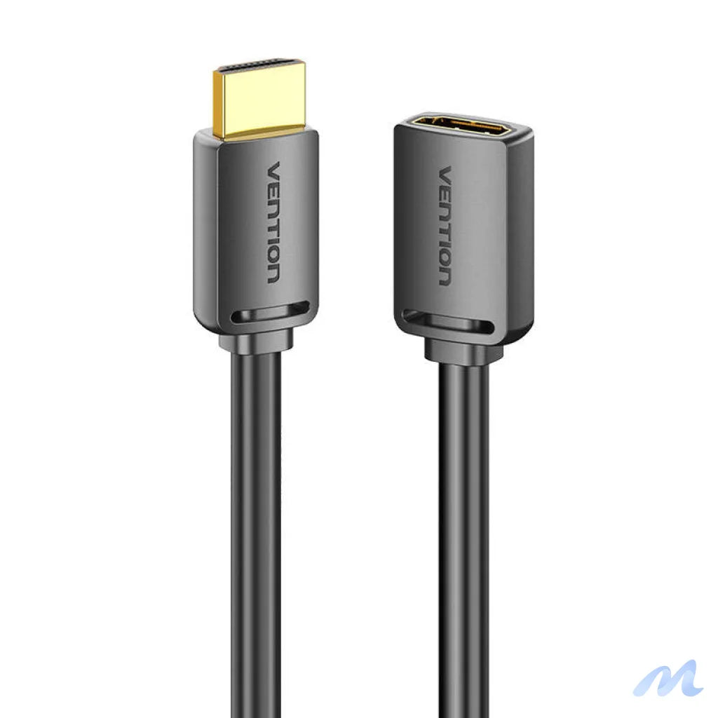 HDMI 2.0 Male to HDMI 2.0 Female Extension Cable Vention AHCBJ 5m, 4K 60Hz, (Black)