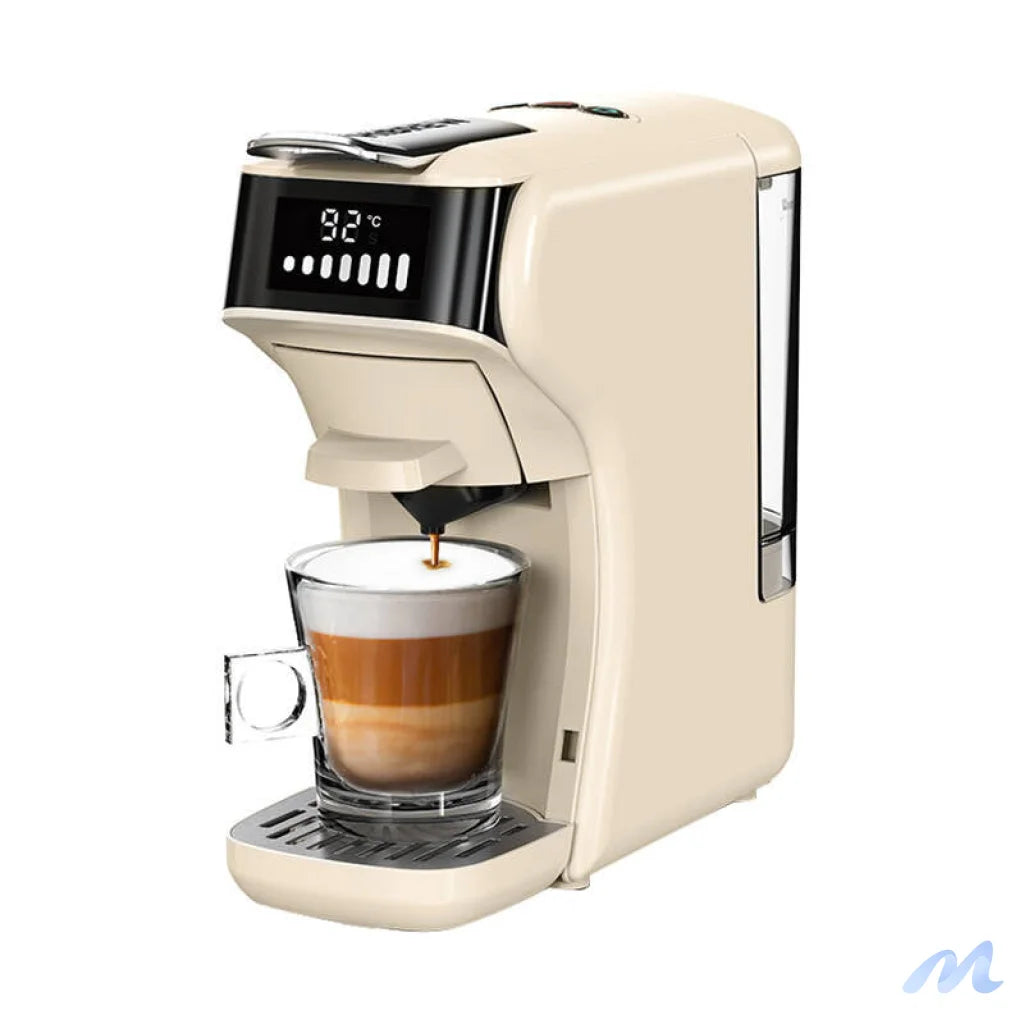 HiBREW 5-in-1 capsule coffee maker H1B-beige (beige)