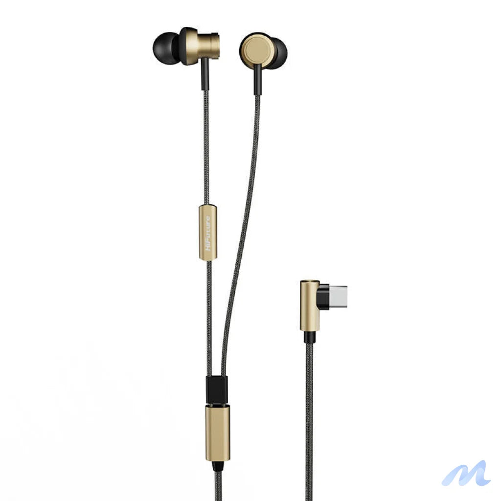HiFuture Hi5 Wired Headphones (Gold)