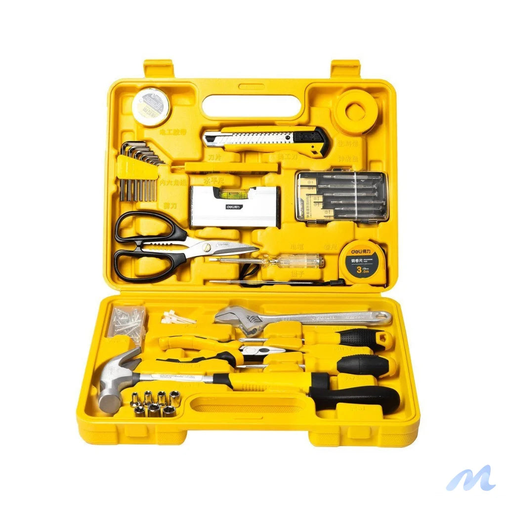 Household Tool Set 38 pcs Deli Tools EDL1038J