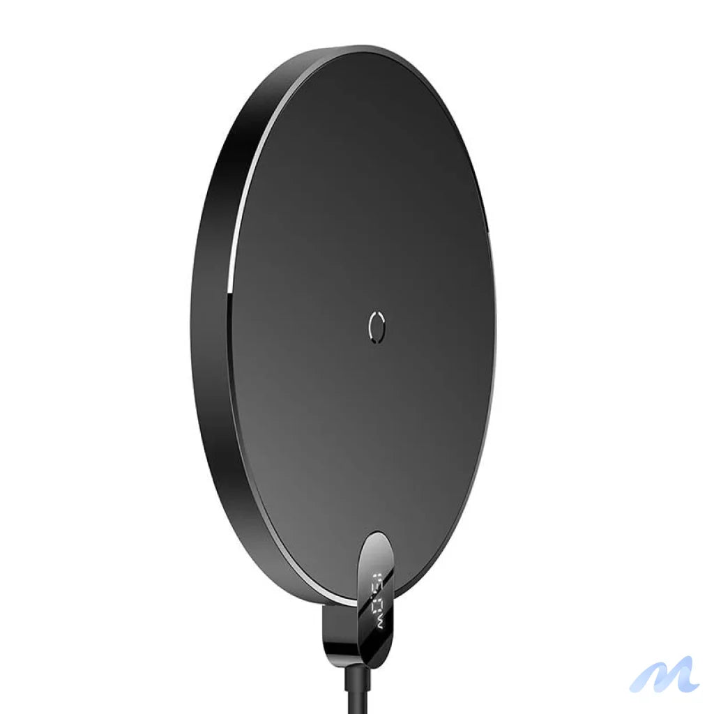 Inductive wireless charger Baseus Digital LED 15W (black)