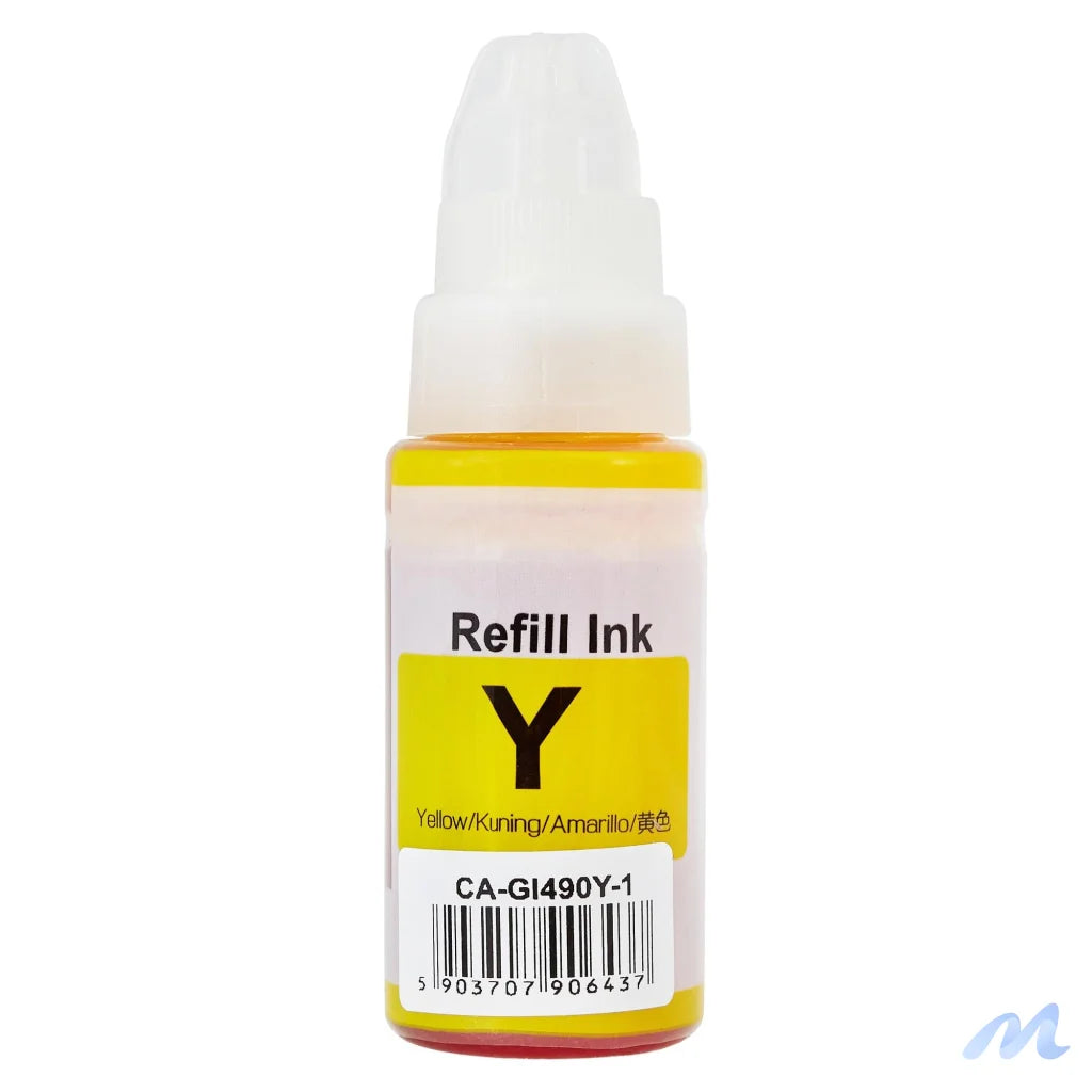 Ink for Canon | GI-490Y | yellow | 70 ml | bulk