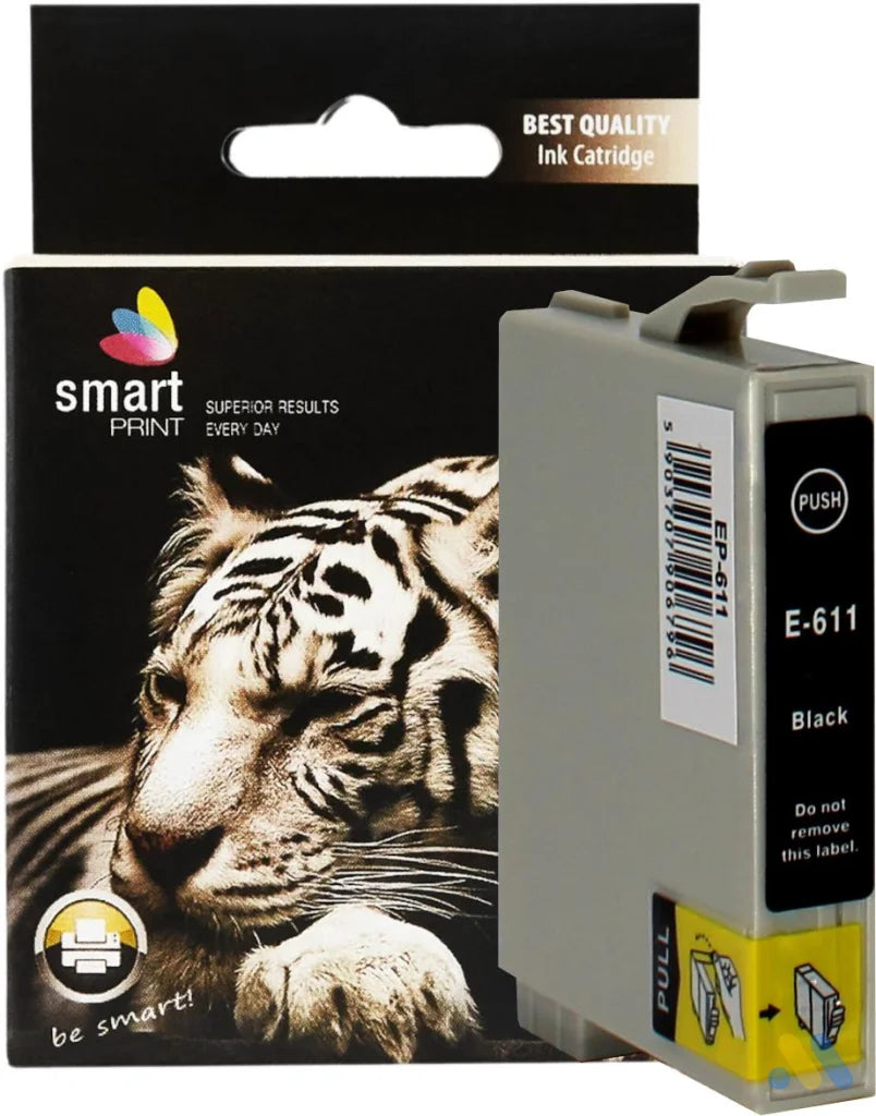 Ink for Epson | C13T06114010 / T0611 | black | 20 ml | Smart Print