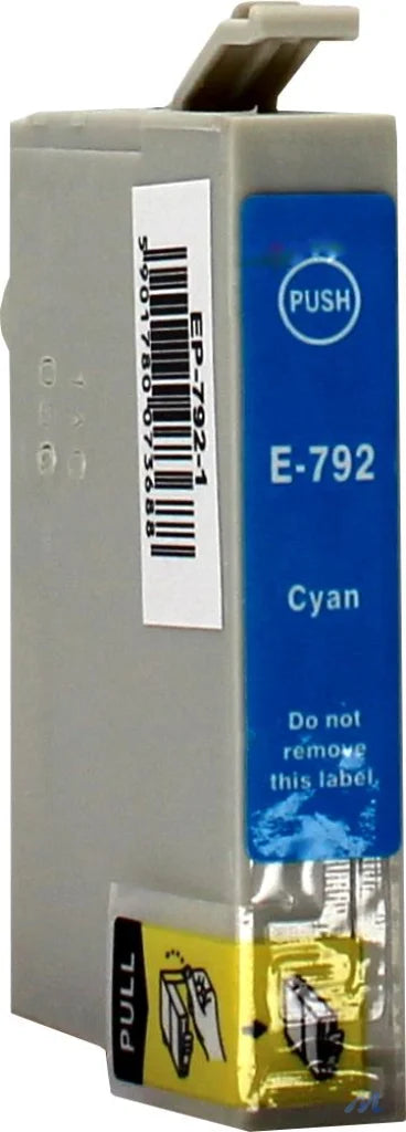 Ink for Epson | C13T07924010 / T0792 | cyan | 18 ml | bulk