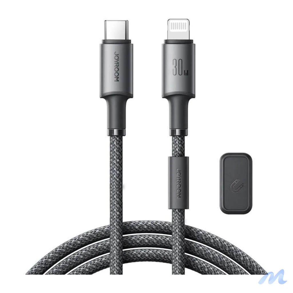 Joyroom 30W USB-C Lightning cable, 1.2m gray