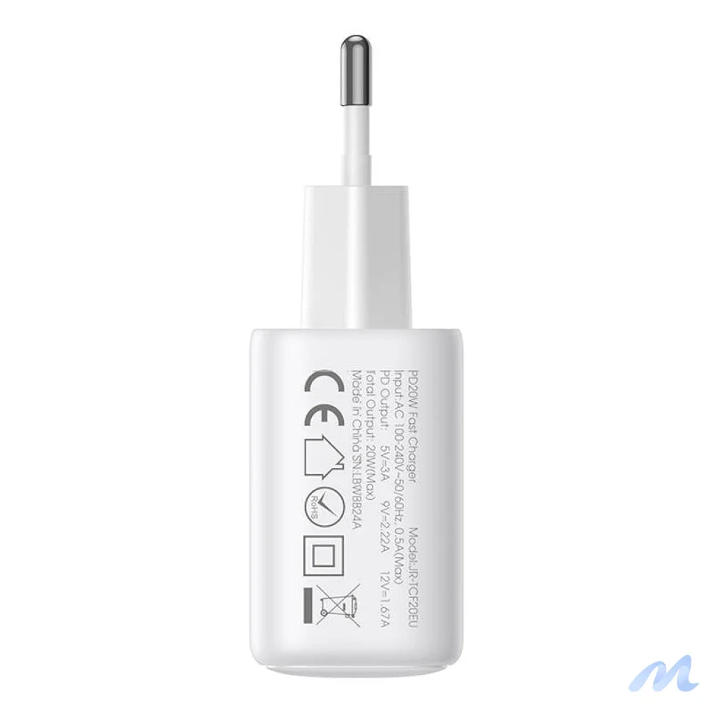 Joyroom JR-TCF21 Dual-Port (A+C) Power Charger (white)