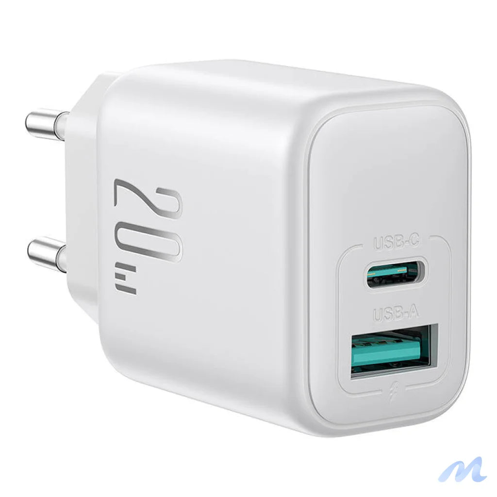 Joyroom JR-TCF21 Dual-Port (A+C) Power Charger (white)