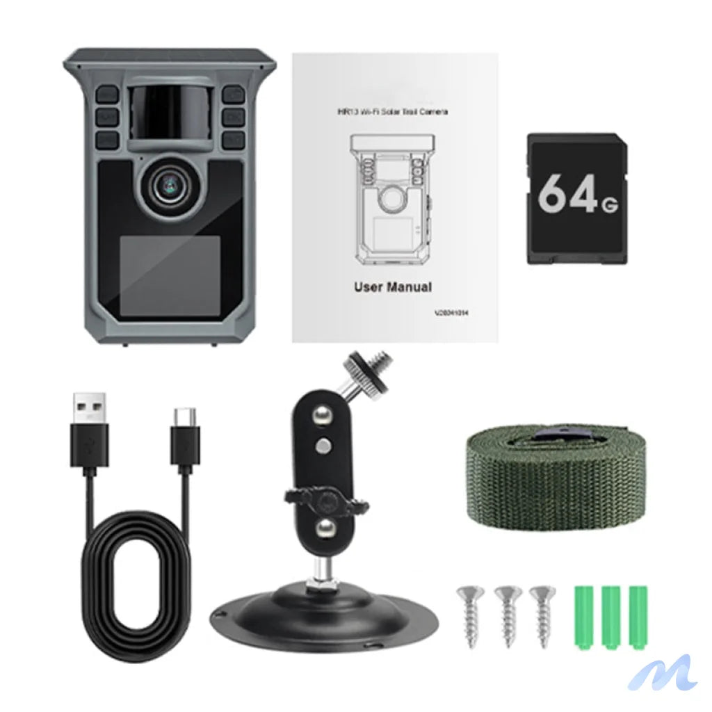 KJK HRIVCAM Solar Panel Photo Camera (HR-HC13)