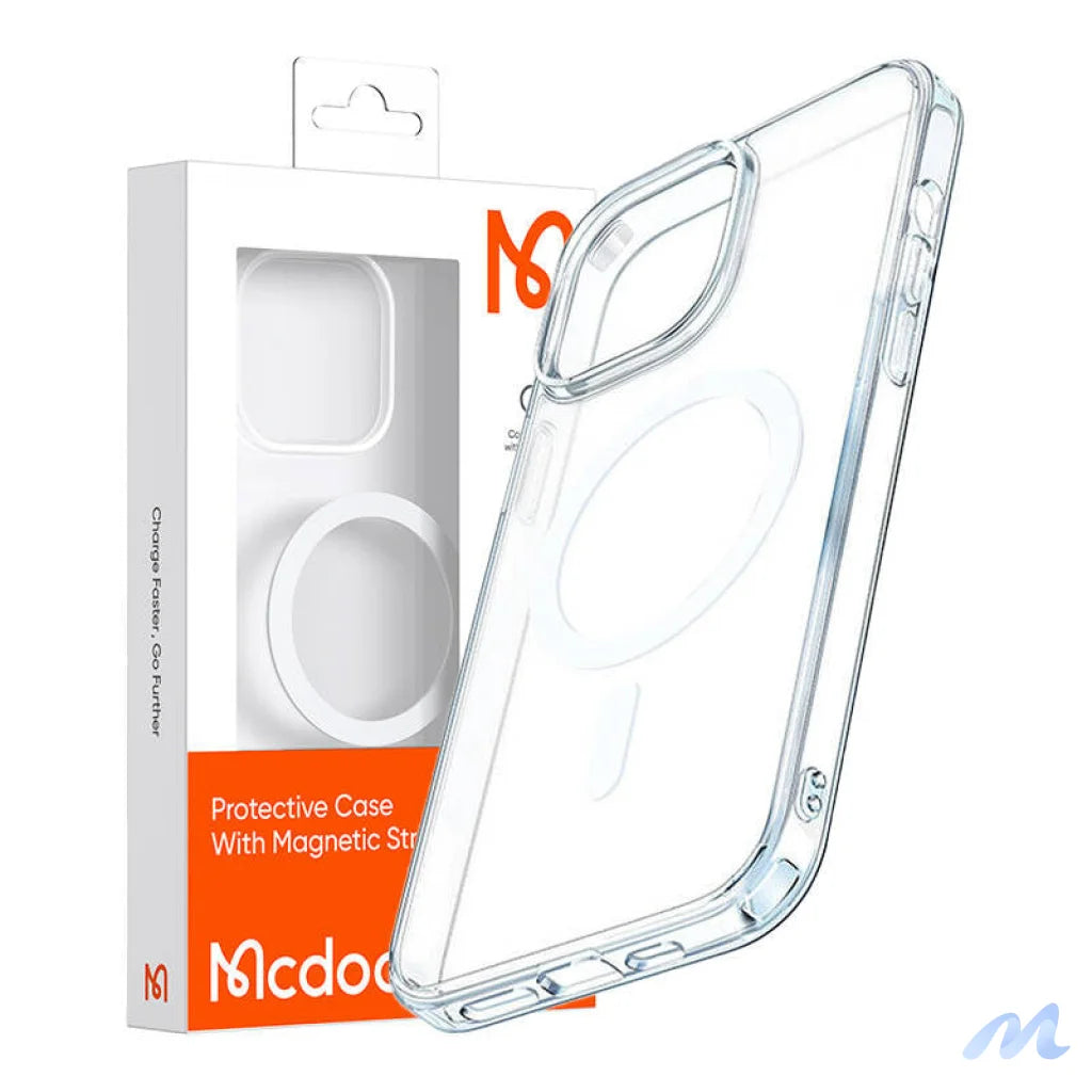 Magnetic case McDodo Crystal for iPhone 14 Pro Max (clear)