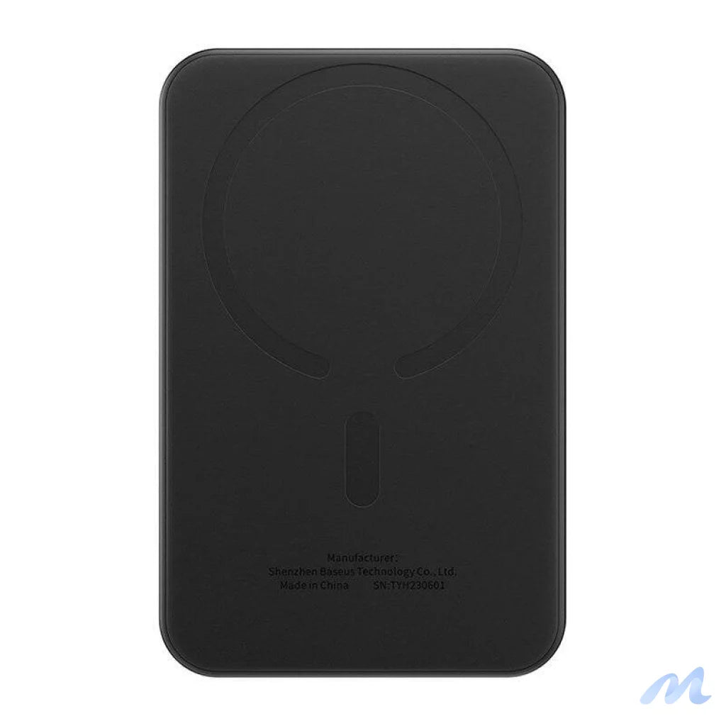 Magnetic Mini Powerbank Baseus 5000mAh, USB-C 20W (black)