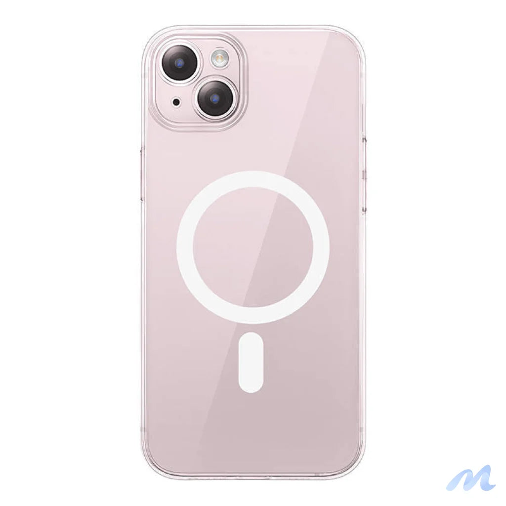 Magnetic Phone Case for iPhone 15 Plus Baseus OS-Lucent Series (Clear)