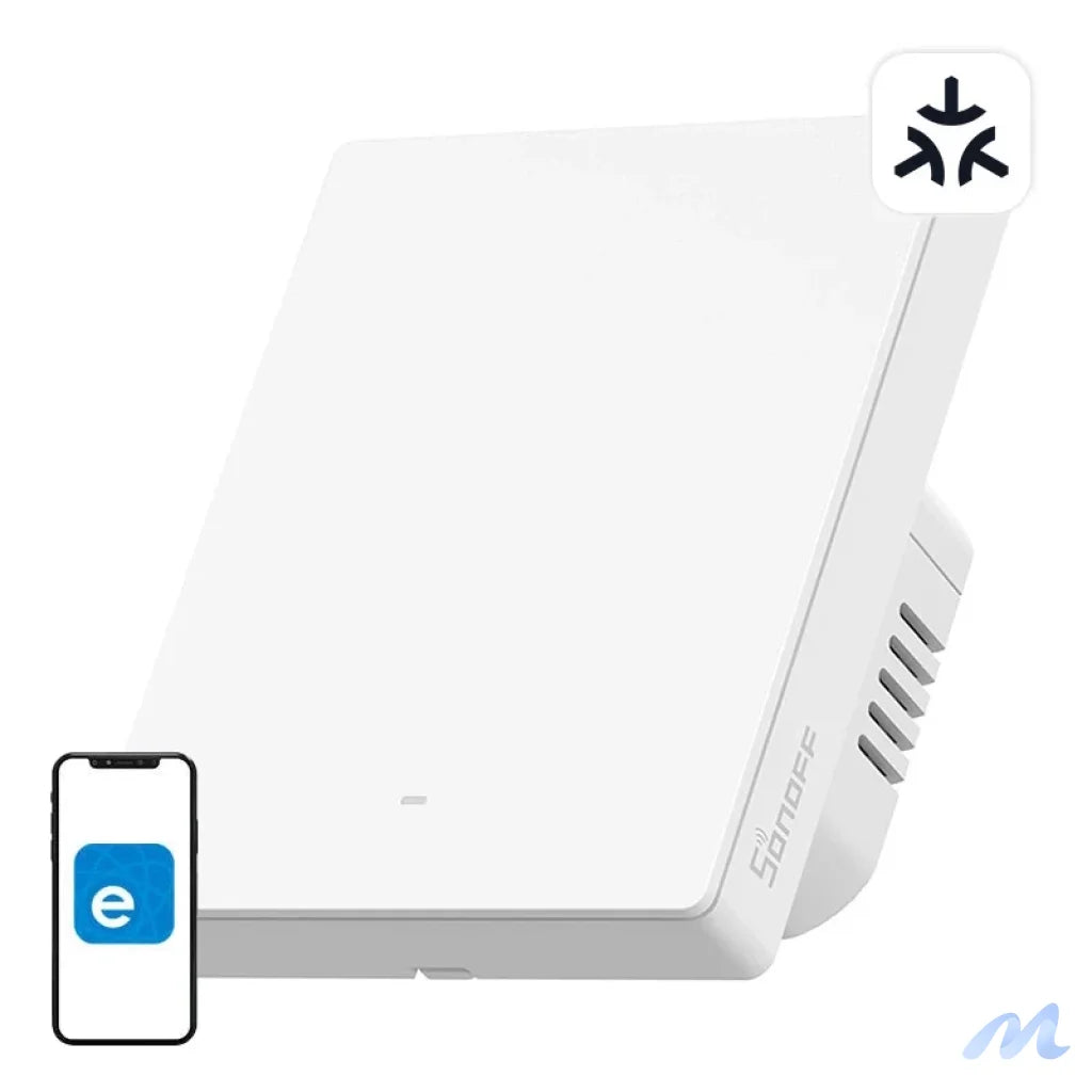 Matter SONOFF M5-1C-80W WiFi smart wall switch (1-channel, for frame)