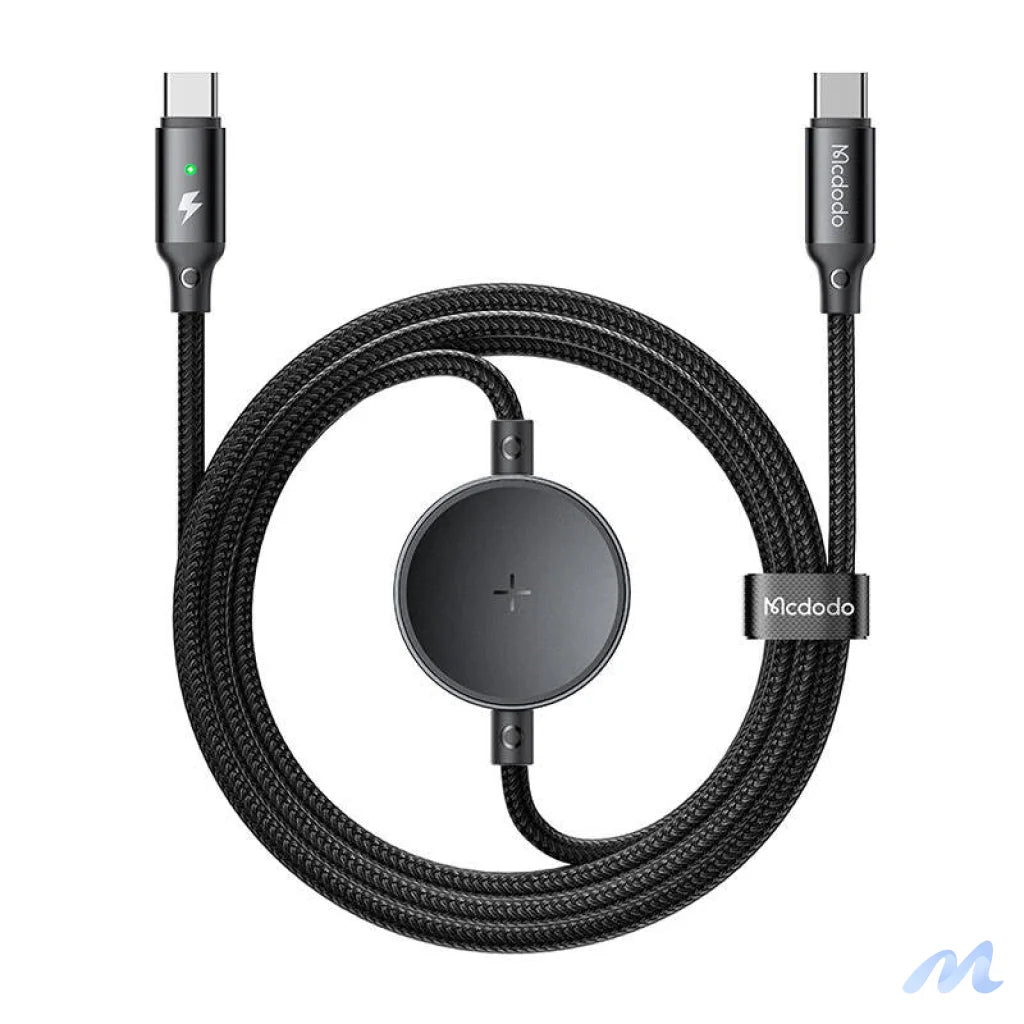 Mcdodo CA-4170 2-in-1 USB-C cable + Samsung Watch wireless charger, 60W, 1.5m