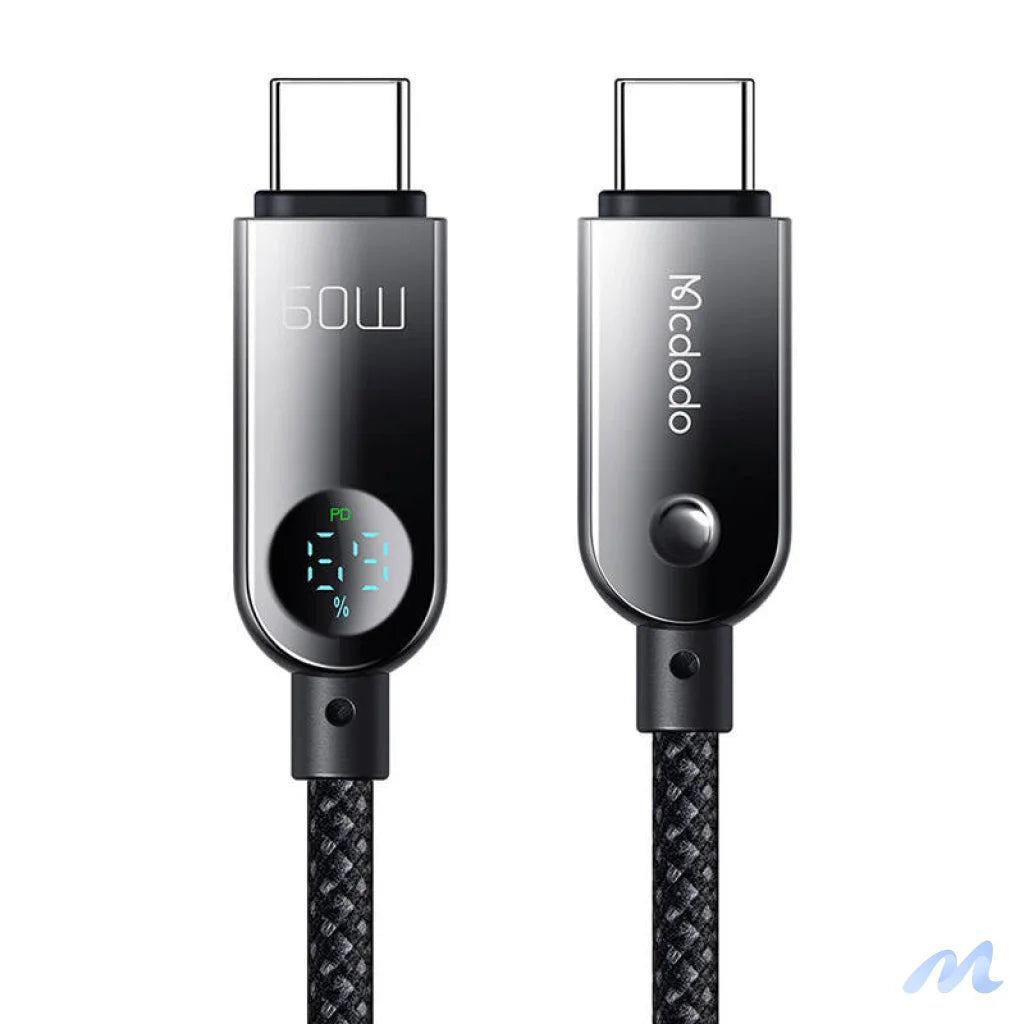 Mcdodo CA-4780 USB-C to USB-C 60W data cable 1.2m (black)