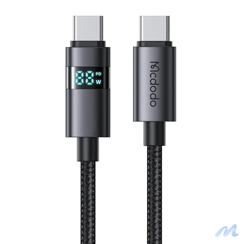 Mcdodo CA-5610 USB-C to USB-C cable, 100W, LED display, 1.2m
