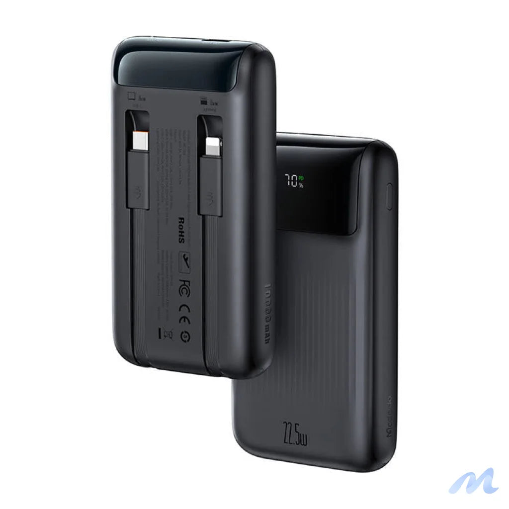 Mcdodo MC-0241 Digital Display Powerbank 10,000 mAh 22.5W (black)