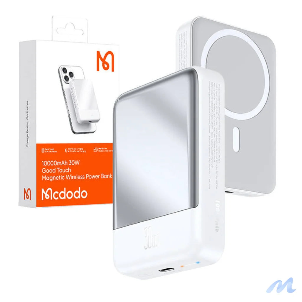 Mcdodo MC-5930 Magnetic Power Bank 10000mAh, 30W (white)