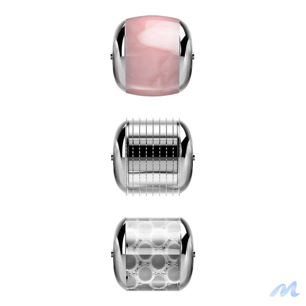 Micro Needle Face Roller 9in1 Geske with APP (pink)