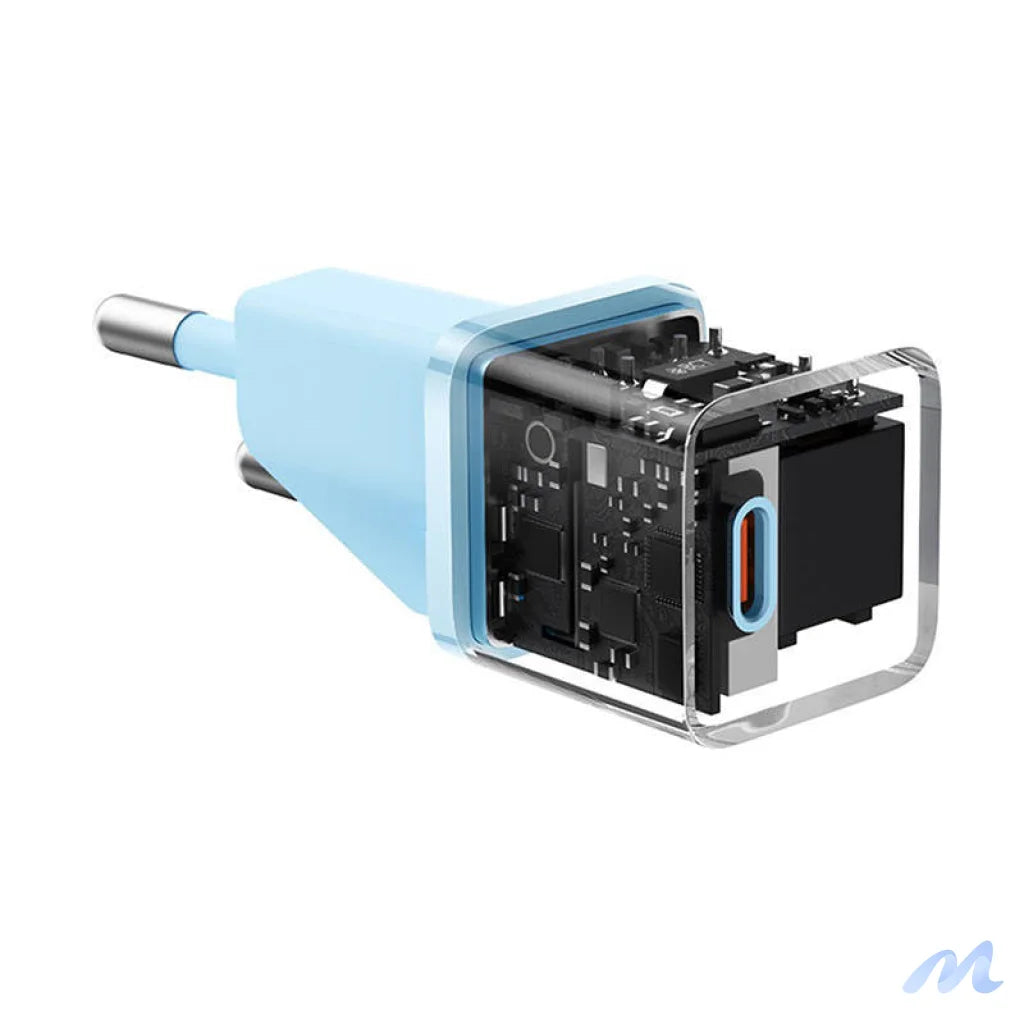 Mini wall charger Baseus GaN5 20W (blue)