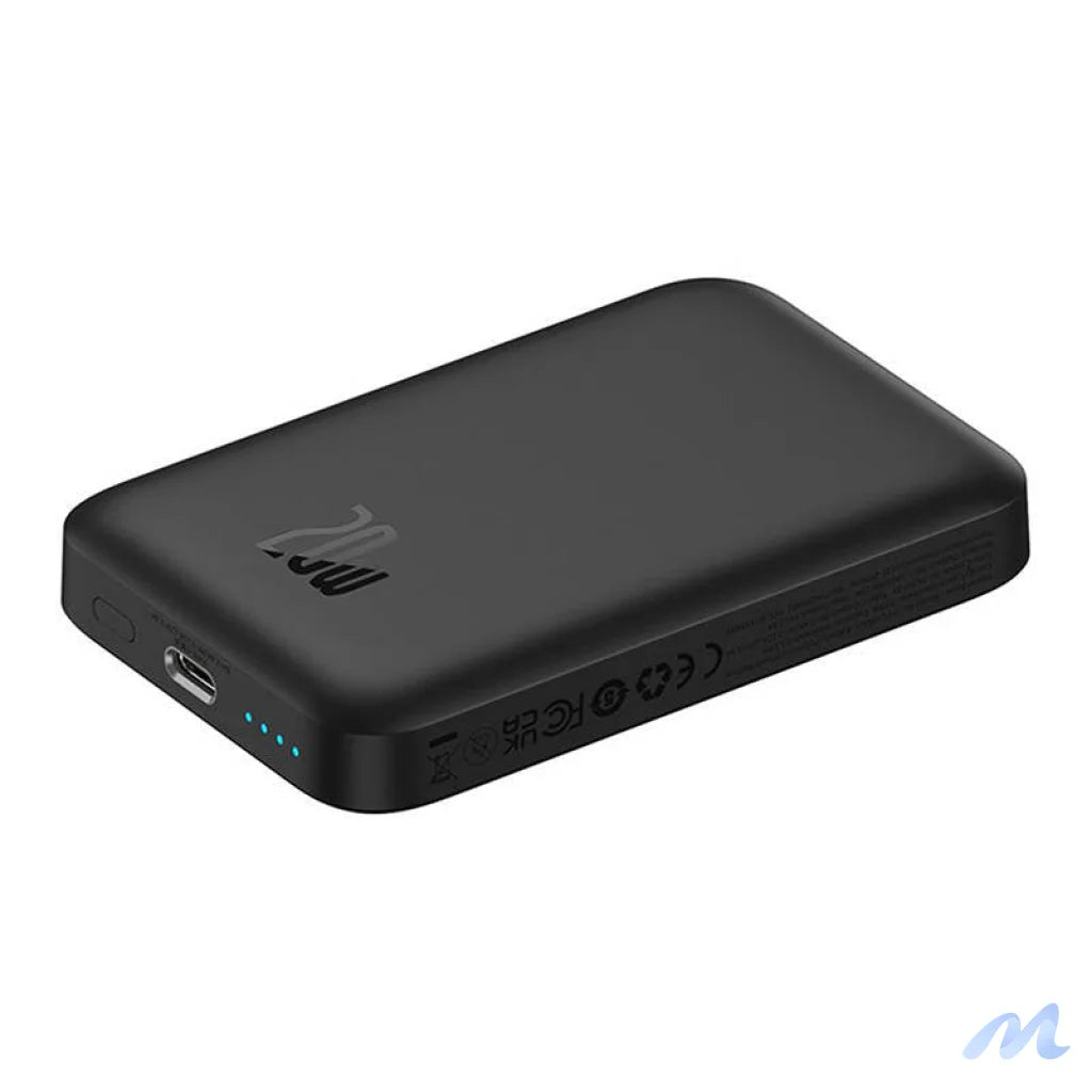 Mini Wireless PowerBank 20W Baseus (black)