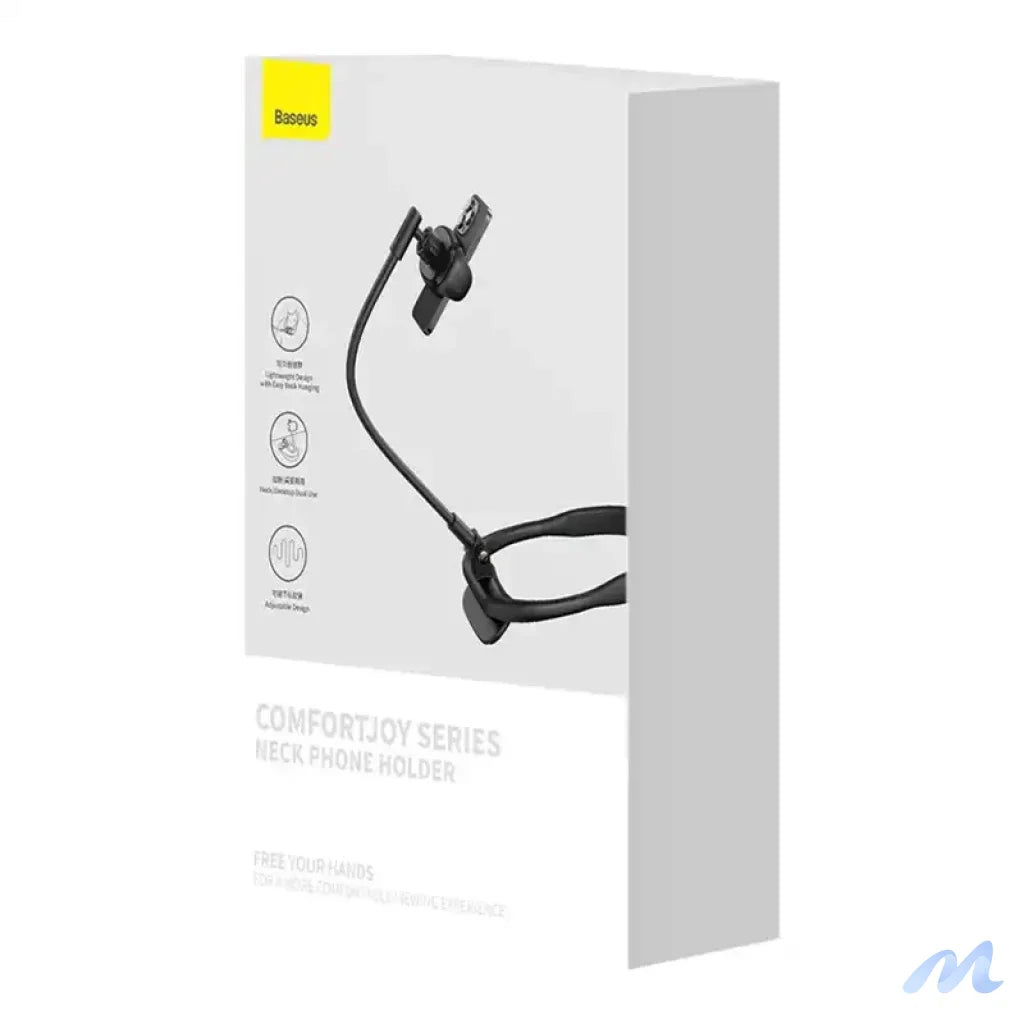 Neck Phone Holder Baseus ComfortJoy (black)