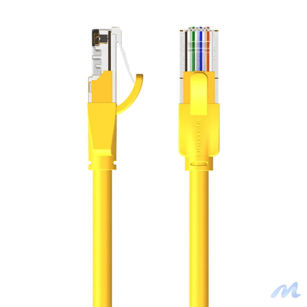 Network Cable UTP CAT6 Vention IBEYF RJ45 Ethernet 1000Mbps 1m Yellow