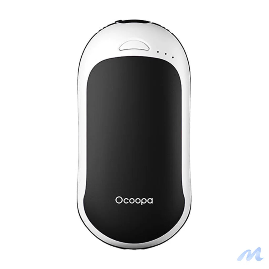 Ocoopa HotPal PD 5000 mAh hand warmer with powerbank function, USB-C, white and black