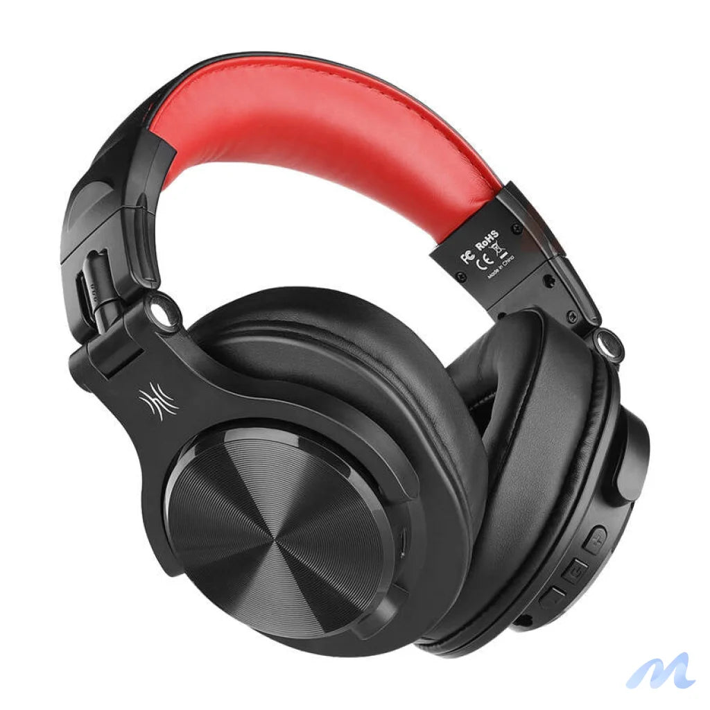 Oneodio Fusion A70 Wireless Headphones (Black and Red)