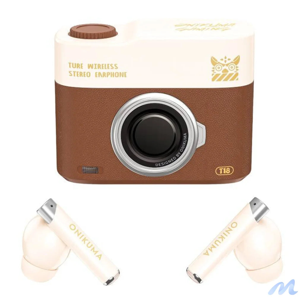 ONIKUMA Bluetooth In-Ear Headphones T18 Brown
