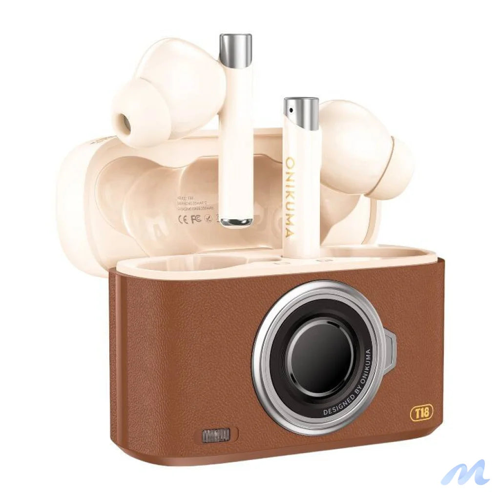 ONIKUMA Bluetooth In-Ear Headphones T18 Brown