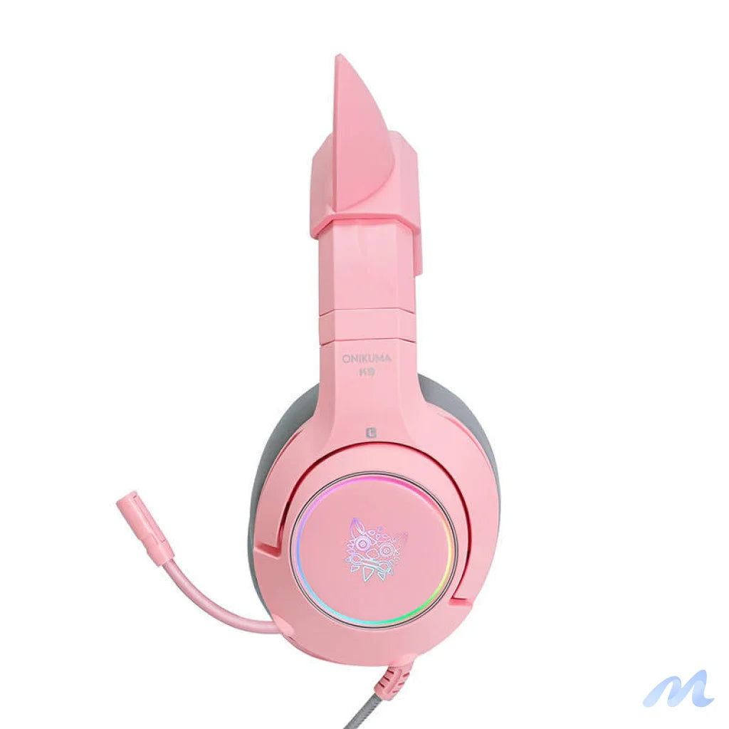ONIKUMA K9 Pink RGB Gaming Headphones