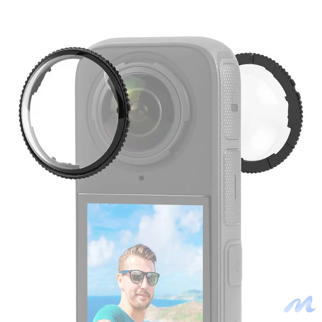Optical glass lens cover PULUZ for Insta360 X4
